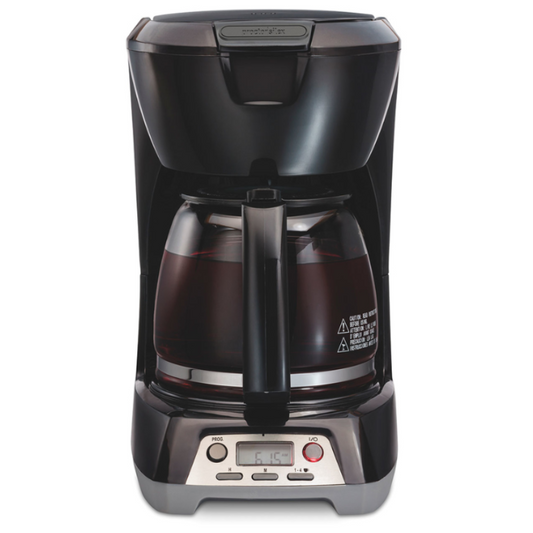 12 Cup Programmable Coffee Maker w/ ASO, Black