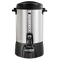 Proctor Silex Commercial, Alum. Urn, 60 cup, one hand dispensing, coffee level indicator