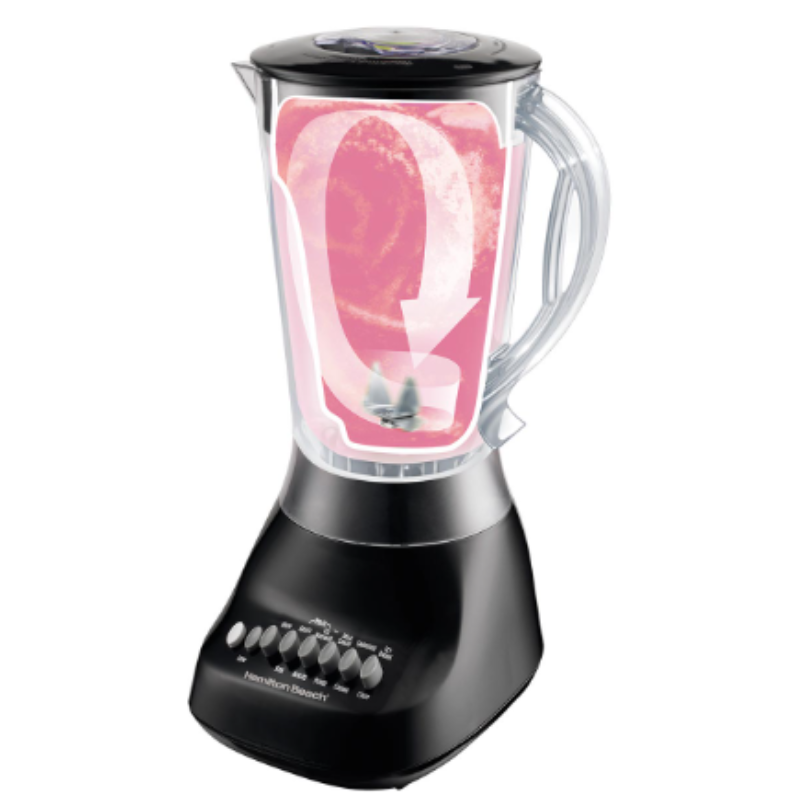 10 Spd. Smoothie Blender, w/56 Oz. Capacity, Dishwasher Safe Jar, Black