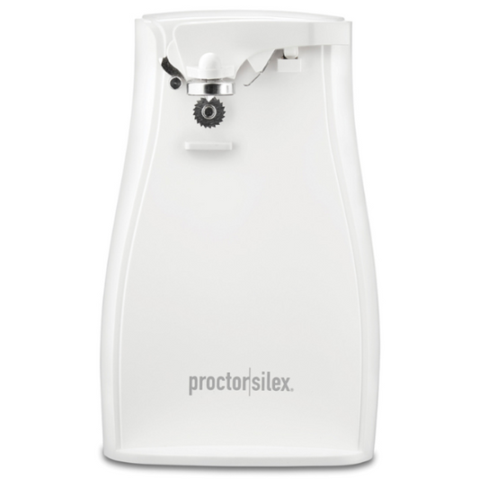 Power Opener™ Can Opener w/Knife Sharpener, ASO, White