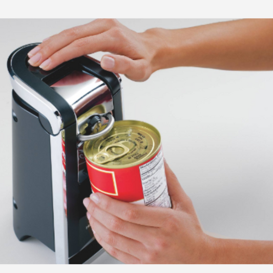 Smooth Touch® Can Opener, Easy-Touch Lever, Black/Chrome