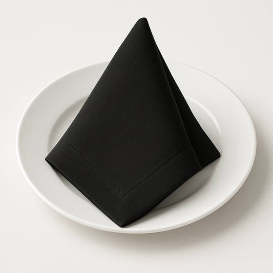 Black Napkins20" x 20"