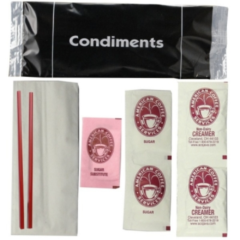 Black Wrap Condiment Pack – 300ct