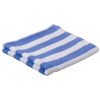 Blue Cabana Stripes 100% Ring-Spun Cotton