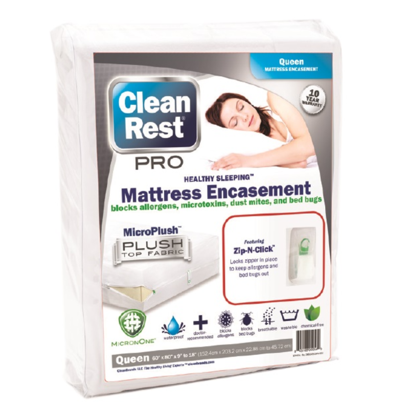CleanRest® PRO Box Spring Encasements, Cal King 36" x 84" (2 Pack) 9"