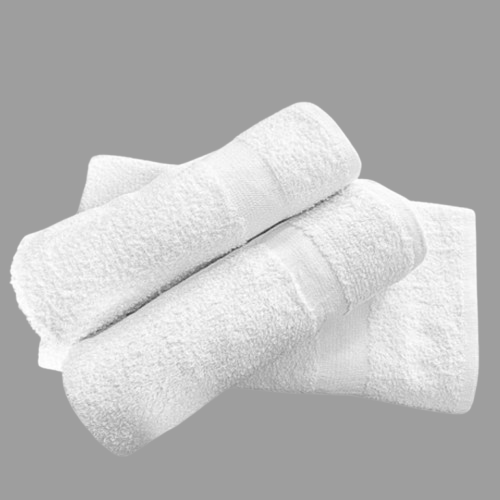 16X27 3.25 LBS 12/S 86/14 BLEND WHITE SAND HAND TOWEL (DC)