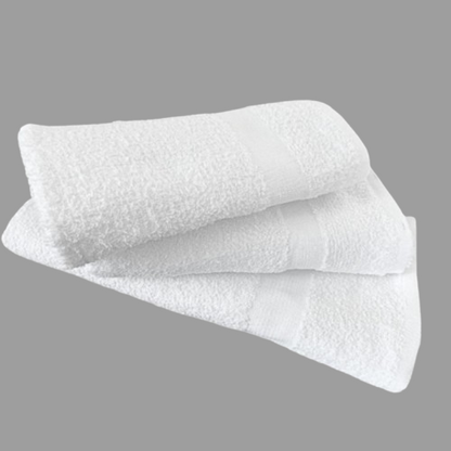 16X27 3.25 LBS 12/S 86/14 BLEND WHITE SAND HAND TOWEL (DC)