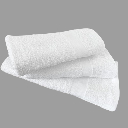 16X27 3.25 LBS 12/S 86/14 BLEND WHITE SAND HAND TOWEL (DC)