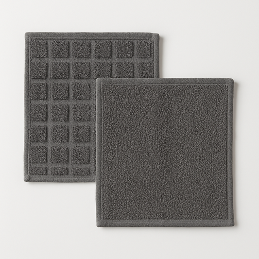 Dishcloths12" x 12"Grey