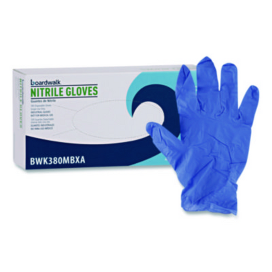Disposable Nitrile Gloves – Medium – Blue – 1,000/Carton