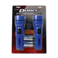 Dorcy LED Flashlight Pack – Blue – 1 D Battery Included – 2 Pack – 2/Case