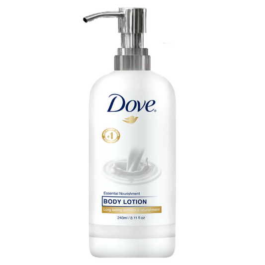 Dove – Original Essential Nourishment Body Lotion – 240mL / 8.11oz – Bottles with Pumps