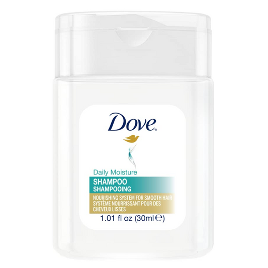 Dove – Original Mini Bottles – Daily Moisture Shampoo – 30mL / 1.01oz