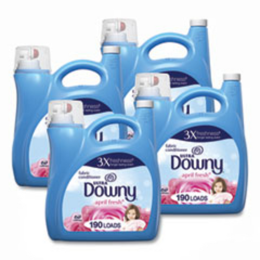 Downy Liquid Fabric Softener, April Fresh, 140 oz – 4 Casepack