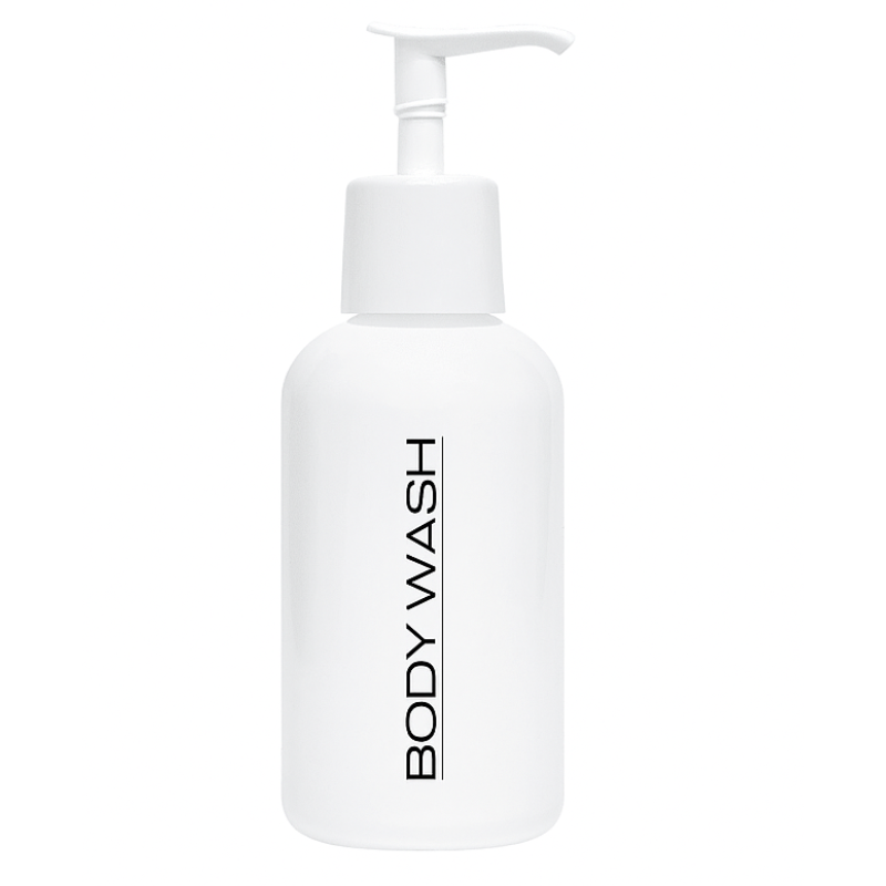 EcoEclipse Dispenser "Body Wash" 8oz White Bottle