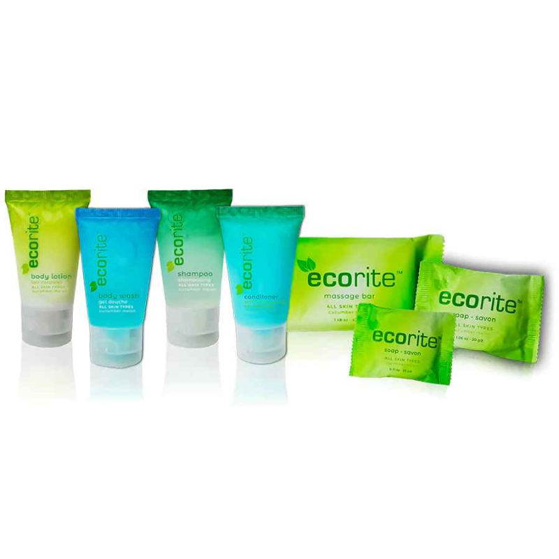 EcoRite Travel Kit – Sustainable Guest Amenities (Case of 25)