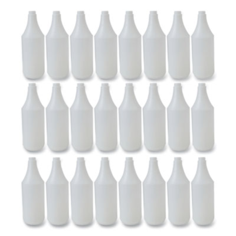 Embossed Spray Bottle – 32 oz – Clear – 24/Case