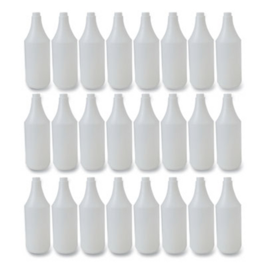 Embossed Spray Bottle – 32 oz – Clear – 24/Case