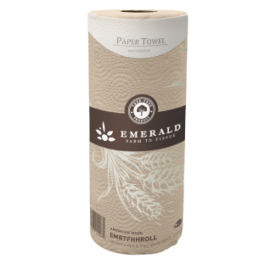 Emerald 2-Ply Household Paper Towel Roll – 30 Casepack