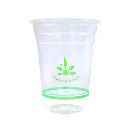 Emerald Compostable Cold Cup – 16 oz Printed, 1,000 Casepack