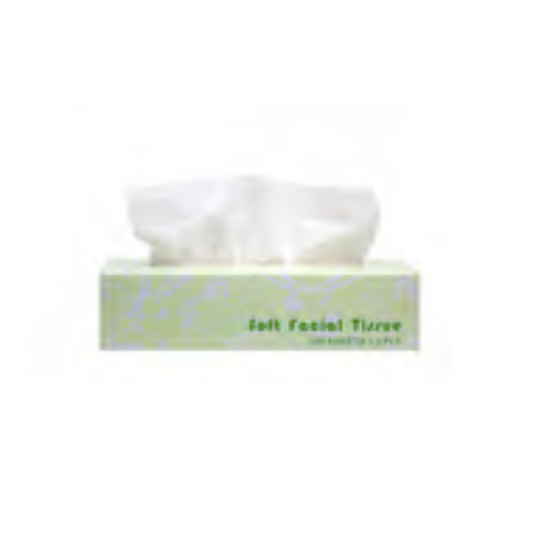 Facial Tissue, White 2-Ply, Flat Box – 30 Casepack (7.7 x 7.3 in)