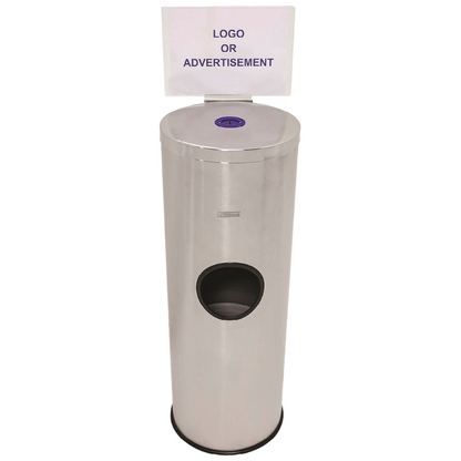 Floor Standing Wipe Dispenser with Trash Can – 7 Gallon – 1/Case