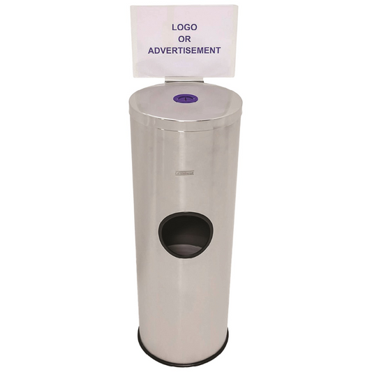 Floor Standing Wipe Dispenser with Trash Can – 7 Gallon – 1/Case