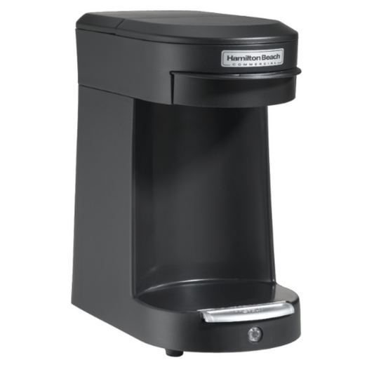 1 Cup Commercial Soft Pod Coffee Maker, Auto Shut Off, Black