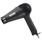 Hand Held Hair Dryer, 1875 Watts, Retractable Cord, Folding Handle, Tourmaline, Auto Safety Shut Off, Dark Grey