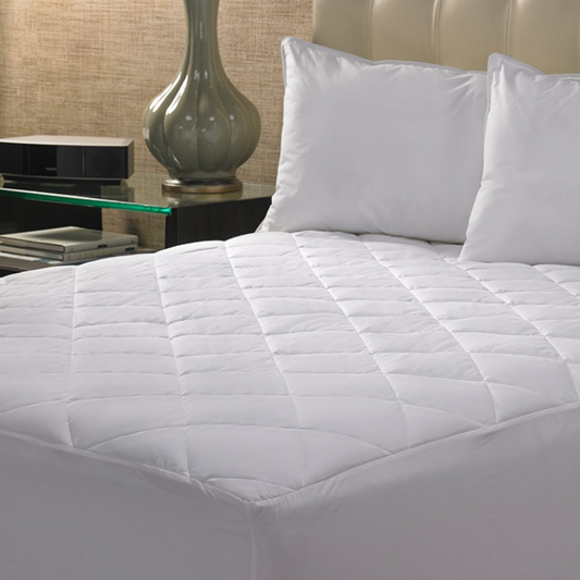 HOSPRO Mattress Topper Cal King 72x84x15 Fitted White