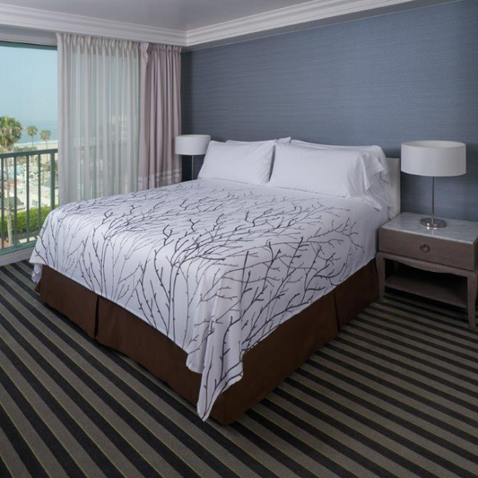 Imprinted Branches Autumn Grey Full 84" x 96" 12 ea.