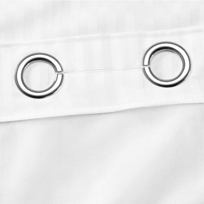 Herringbone White, w/ Window, Snap Liner Included 71"x77"