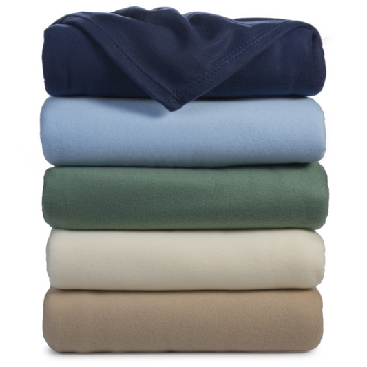 Hospro Lux Blankets,King,100% Spun Polyester Fleece108" x 90"Tan