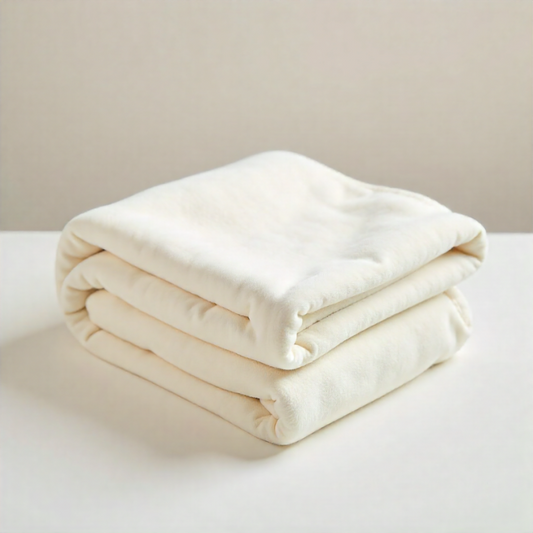 Hospro Lux Blankets,King,100% Spun Polyester Fleece108" x 90"Ivory