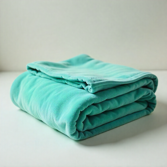Hospro Lux Blankets,King,100% Spun Polyester Fleece108" x 90"Jade
