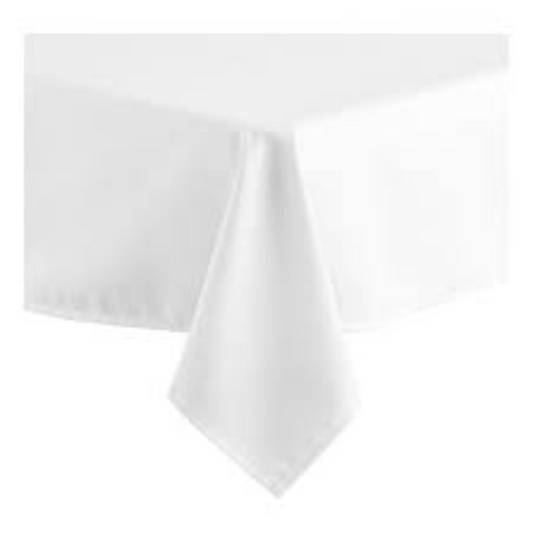 52X72 SPUN POLY WHITE table linen 15.4lbs