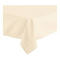 62X62 SPUN POLY IVORY TABLE LINEN