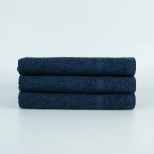 16X26 2.50LBS 16/S RING SPUN DYED NAVY BLUE HAND TOWEL