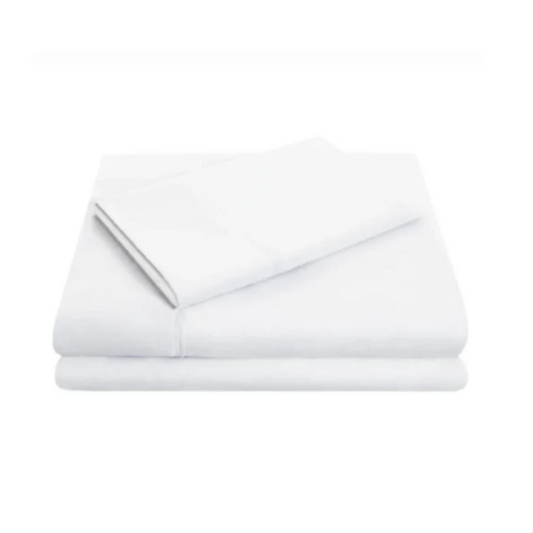 108X120 T200 55/45 WHITE KING XL FLAT SHEET