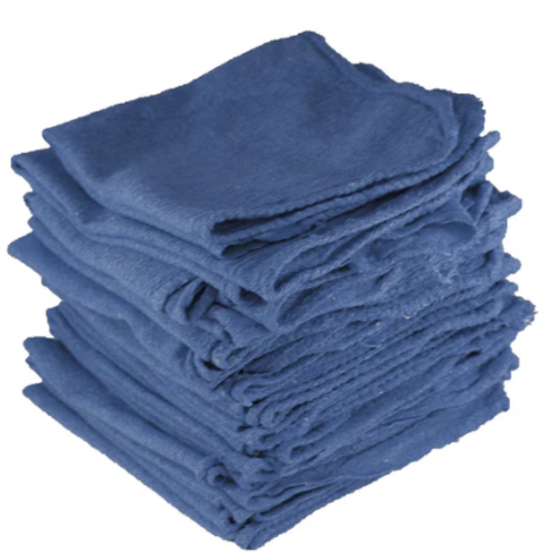 BLUE SHOP TOWEL RAGS- 500PCS PER BOX
