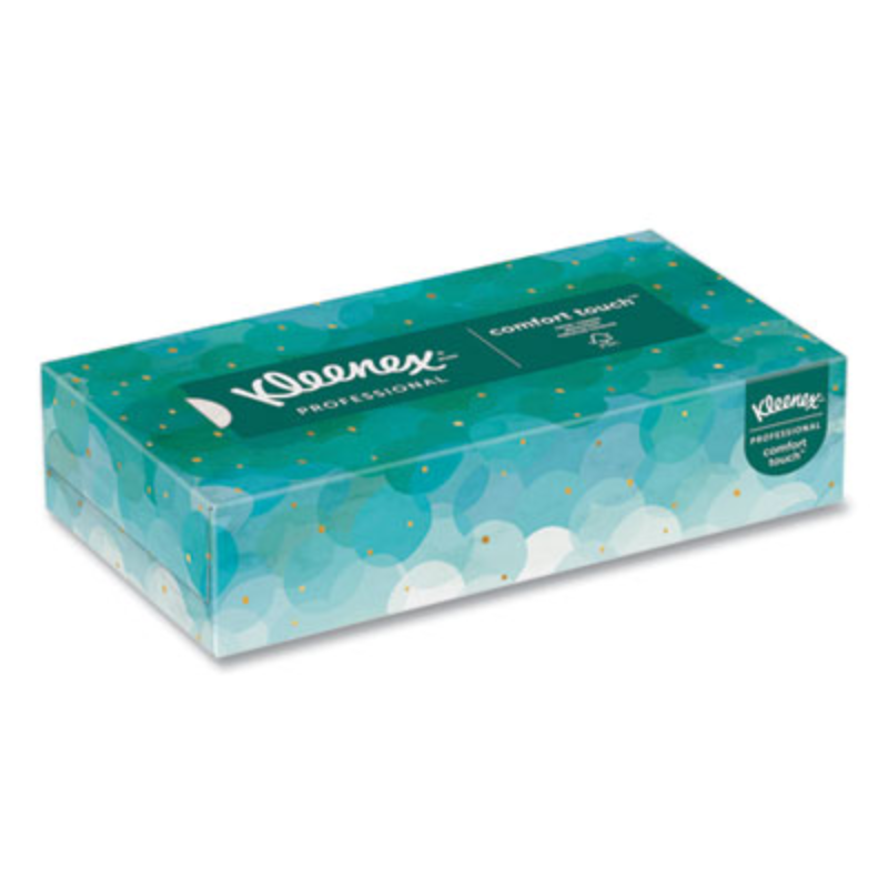 Kleenex Facial Tissue, Flat Box, 2-Ply, 100 Sheets – 36 Casepack