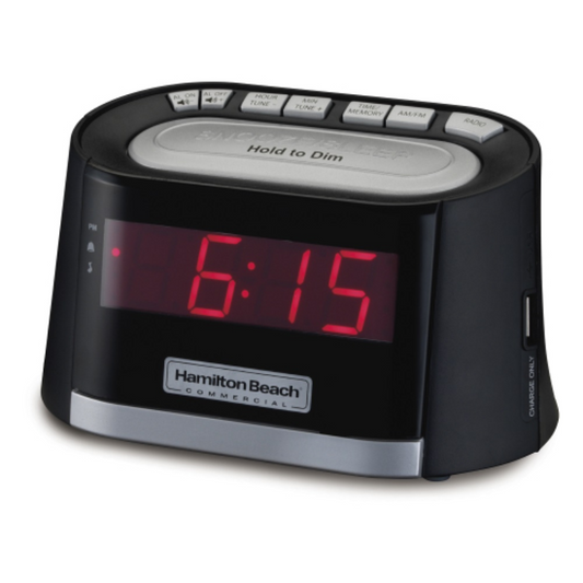 LED Clock Radio 0.9" Display – 6/Case