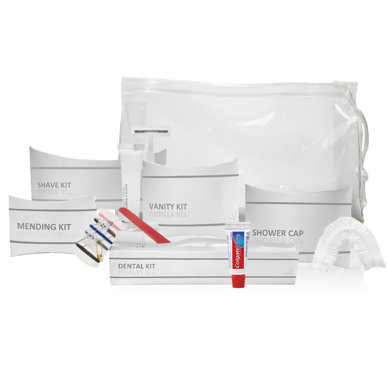 Necessity Boxed Bathroom Kit – Complete Guest Essentials in a Compact Set (Case of 25)