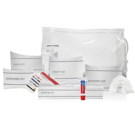 Necessity Boxed Bathroom Kit – Complete Guest Essentials in a Compact Set (Case of 25)