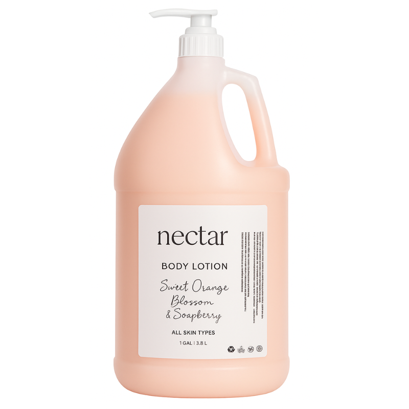 Nectar – Sweet Orange Blossom &amp; Soapberry Body Lotion – 1 Gal – 4 CSPK