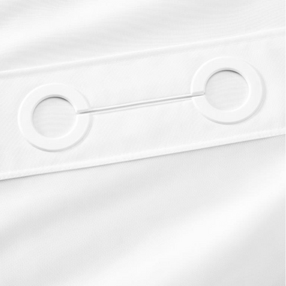 Plainweave White, w/ Window, No Snap Liner 71"x74"