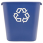 Recycling Container – Medium – Plastic – Blue – 1/Case