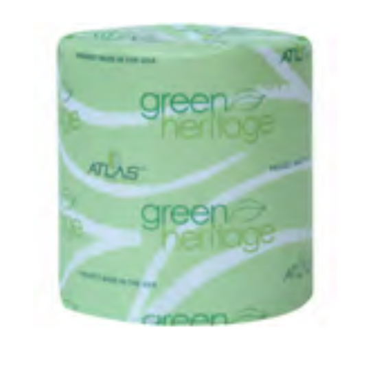Resolute Green Heritage Pro Bath Tissue, 2-Ply – 96 Casepack (4 x 3.1 in)