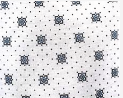 BLUE - 50X60 55/45 7.25LBS TWILL PRINTED PATIENT GOWN (BLUE SNOWFLAK)