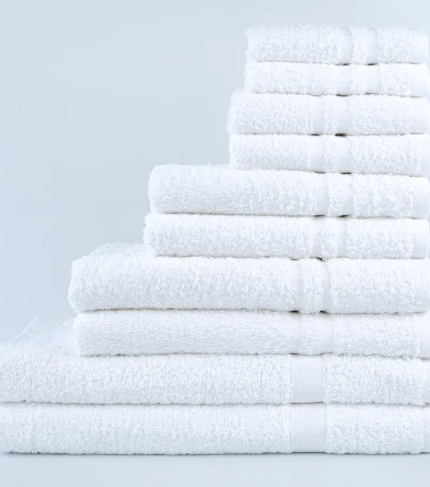 16/S Ring Spun Towels Box 12X12 1.50LBS 16/S 86/14  PLATINUM WASH CLOTH..